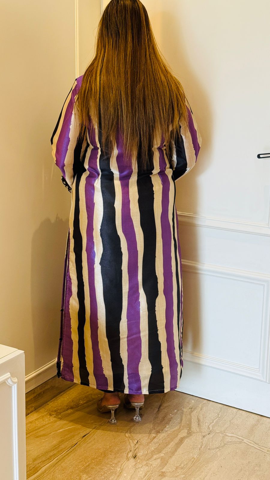 Eshani Suit Set- Purple, Yellow, Blue